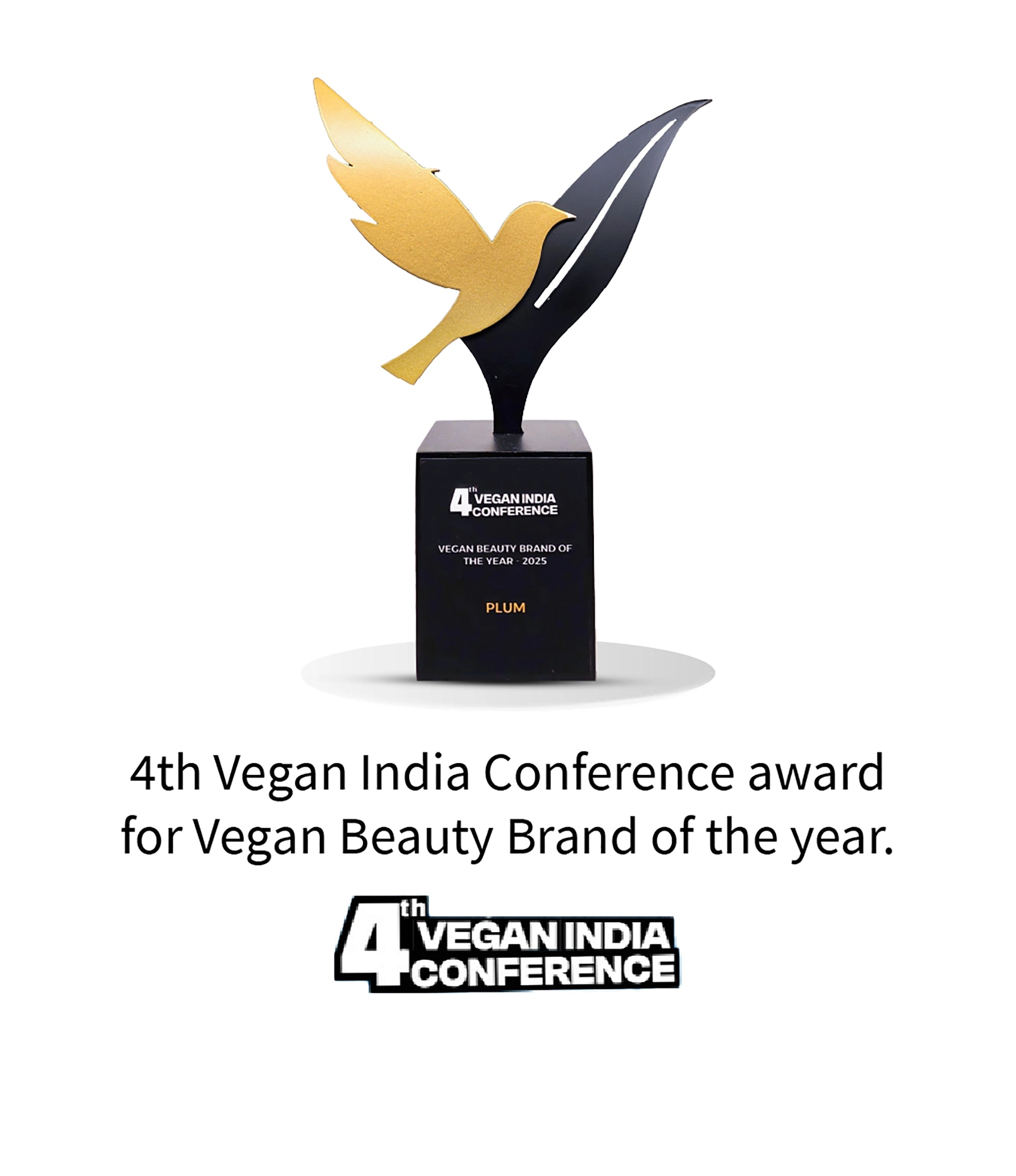 Plum Goodness award shown on the About us page