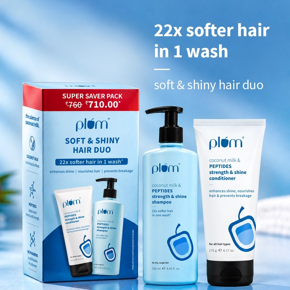 Coconut & Peptides Soft Hair Duo, shampoo and conditioner