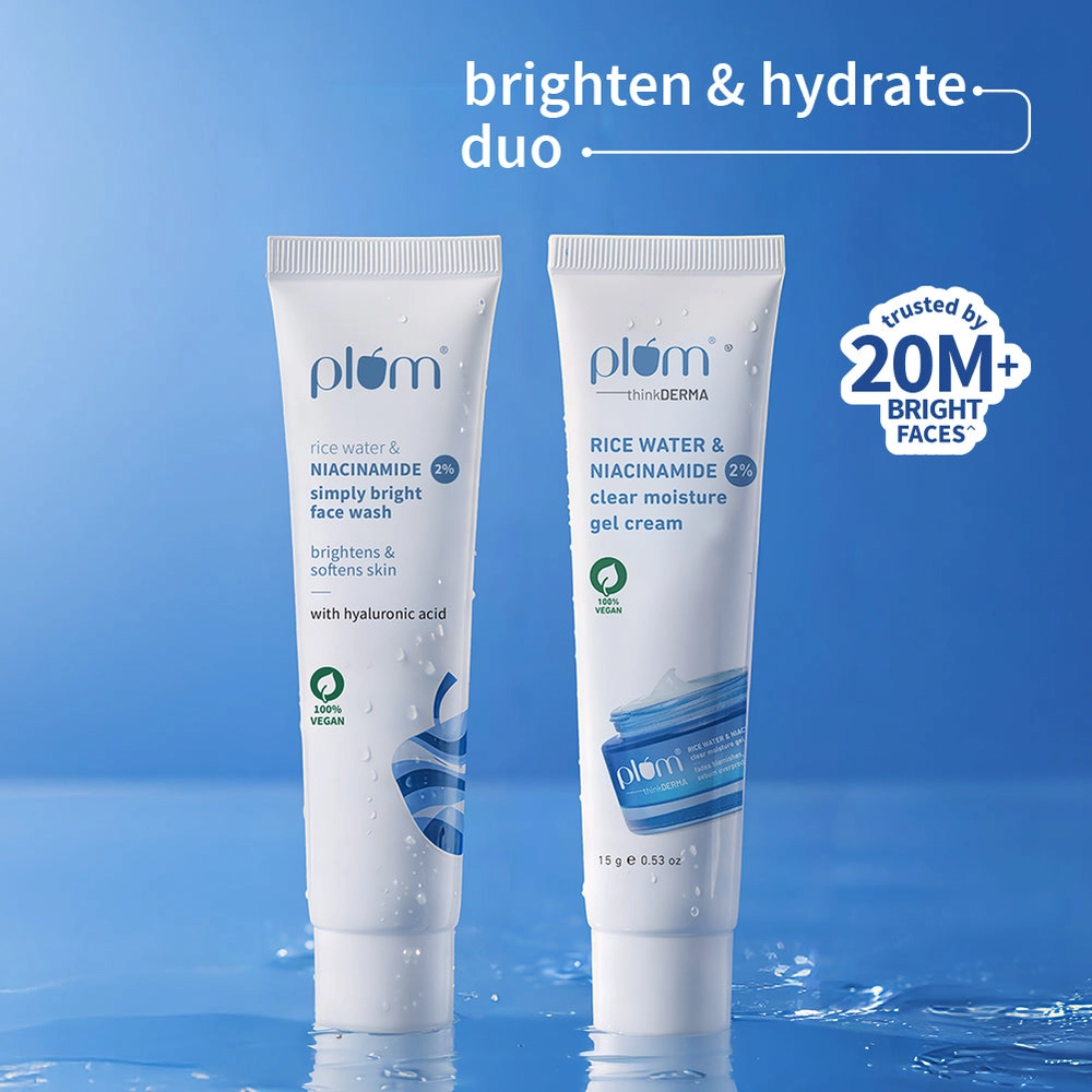 Niacinamide Duo, facewash and gel cream, travel size